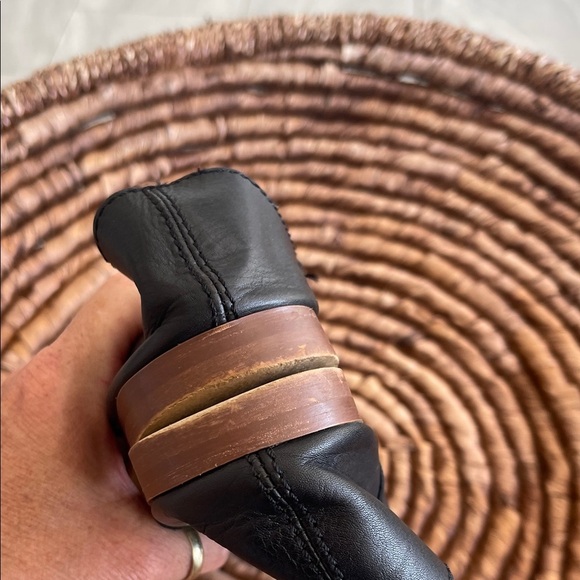 Zara Black Leather Loafers for Men - Picture 6 of 6